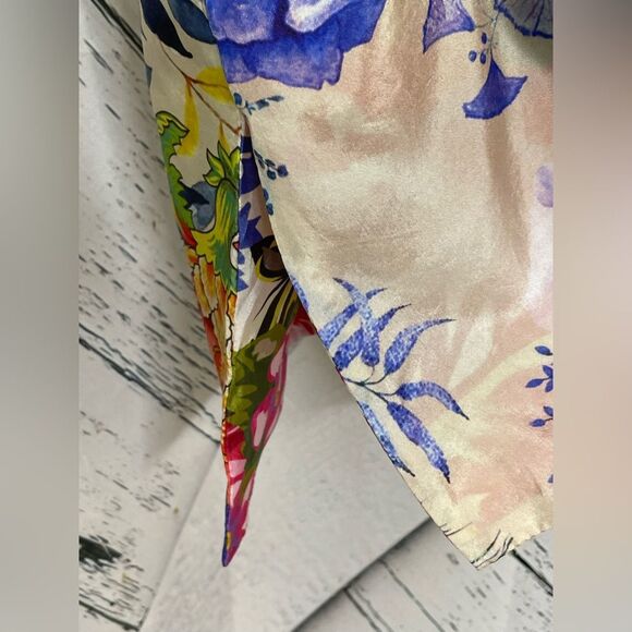 Johnny Was Silk Kimono Reversible XL - Picture 7 of 9